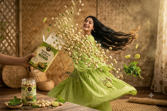 Mysentra Mithila Premium Pudina combo Makhana 200g