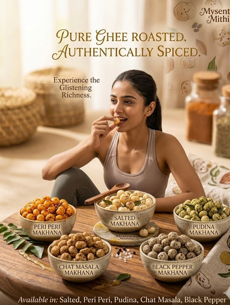 Premium salted Makhana – Roasted Foxnuts