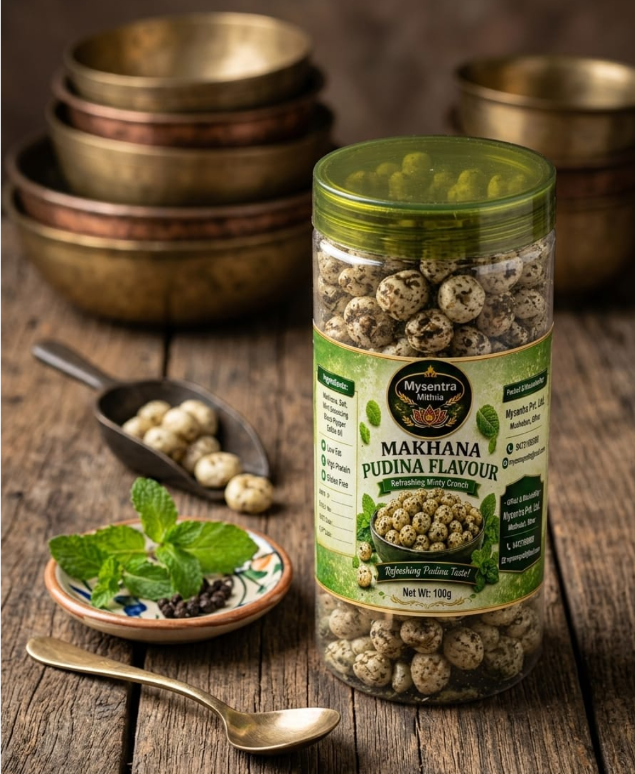 Msentra Mithila Makhan- pudina flavour