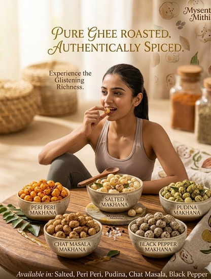 Premium salted   Makhana – Roasted Foxnuts