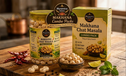 Mysentra Mithila Premium Chat Masala combo Makhana 200g