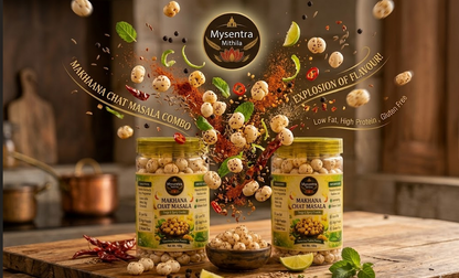 Mysentra Mithila Premium Chat Masala combo Makhana 200g
