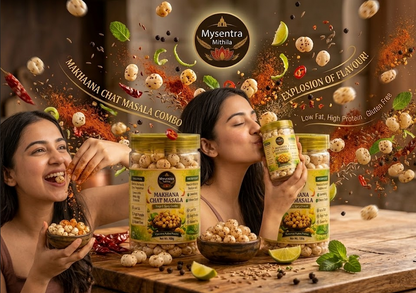 Mysentra Mithila Premium Chat Masala combo Makhana 200g